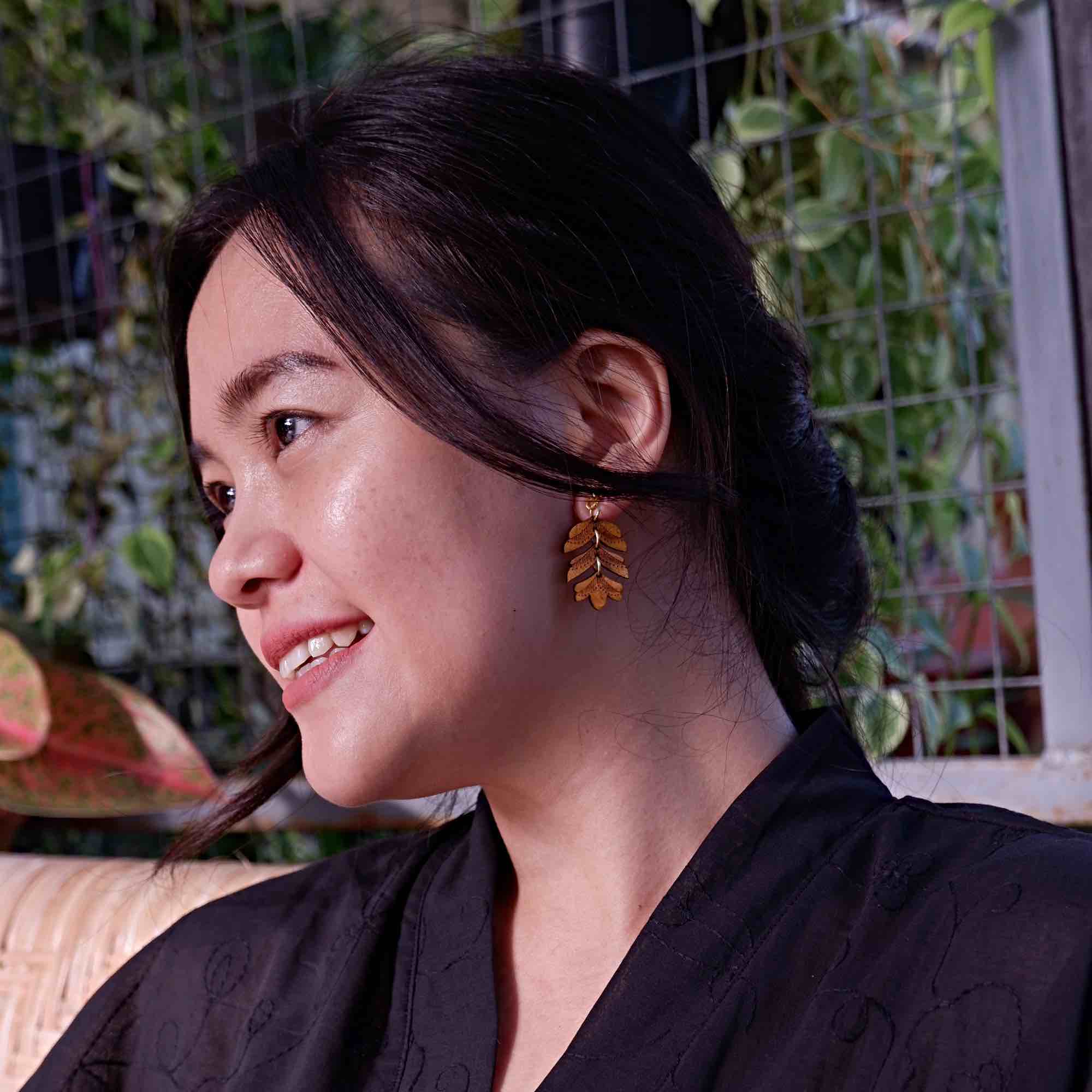 Uler-Uleran Recycled Wood Earrings