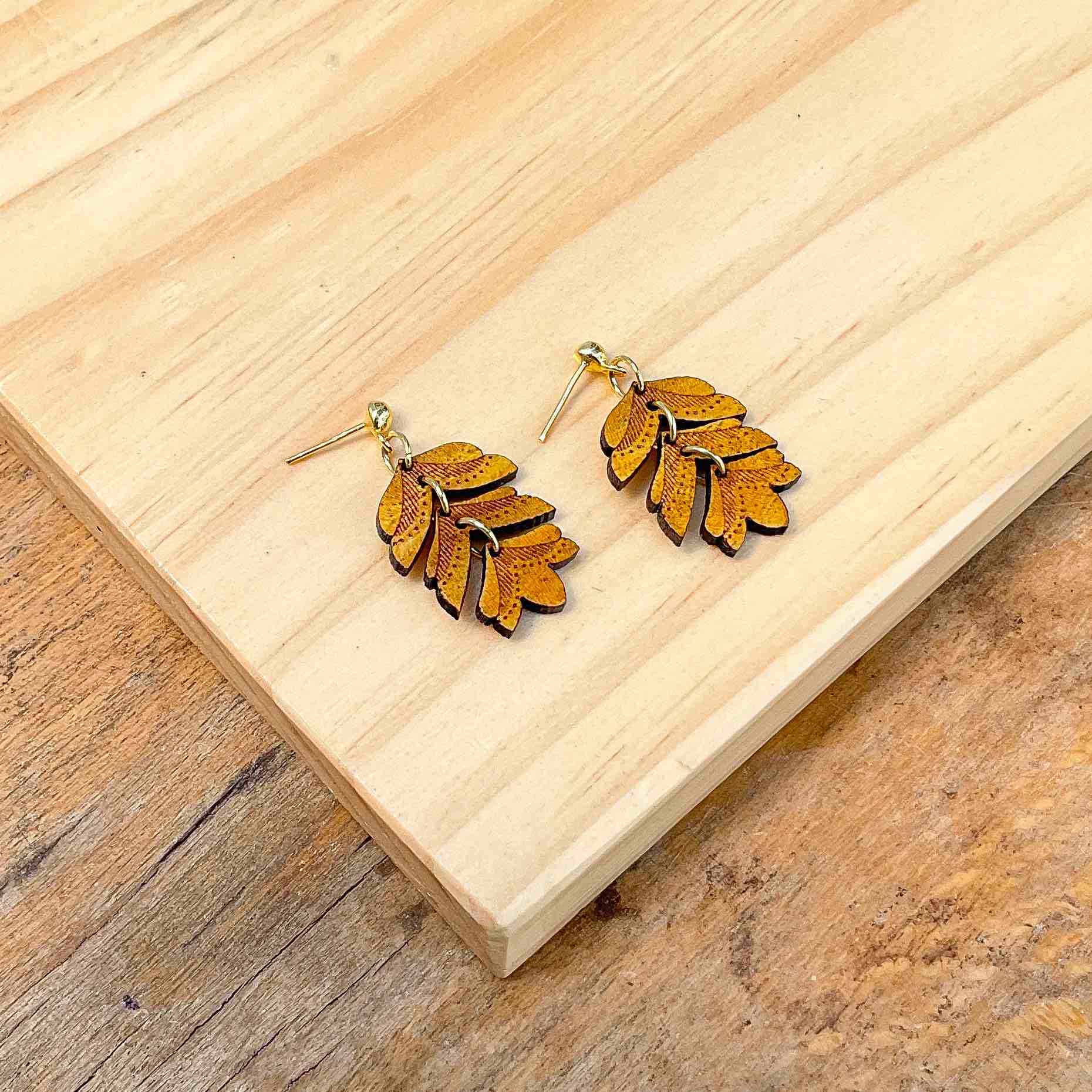 Uler-Uleran Recycled Wood Earrings