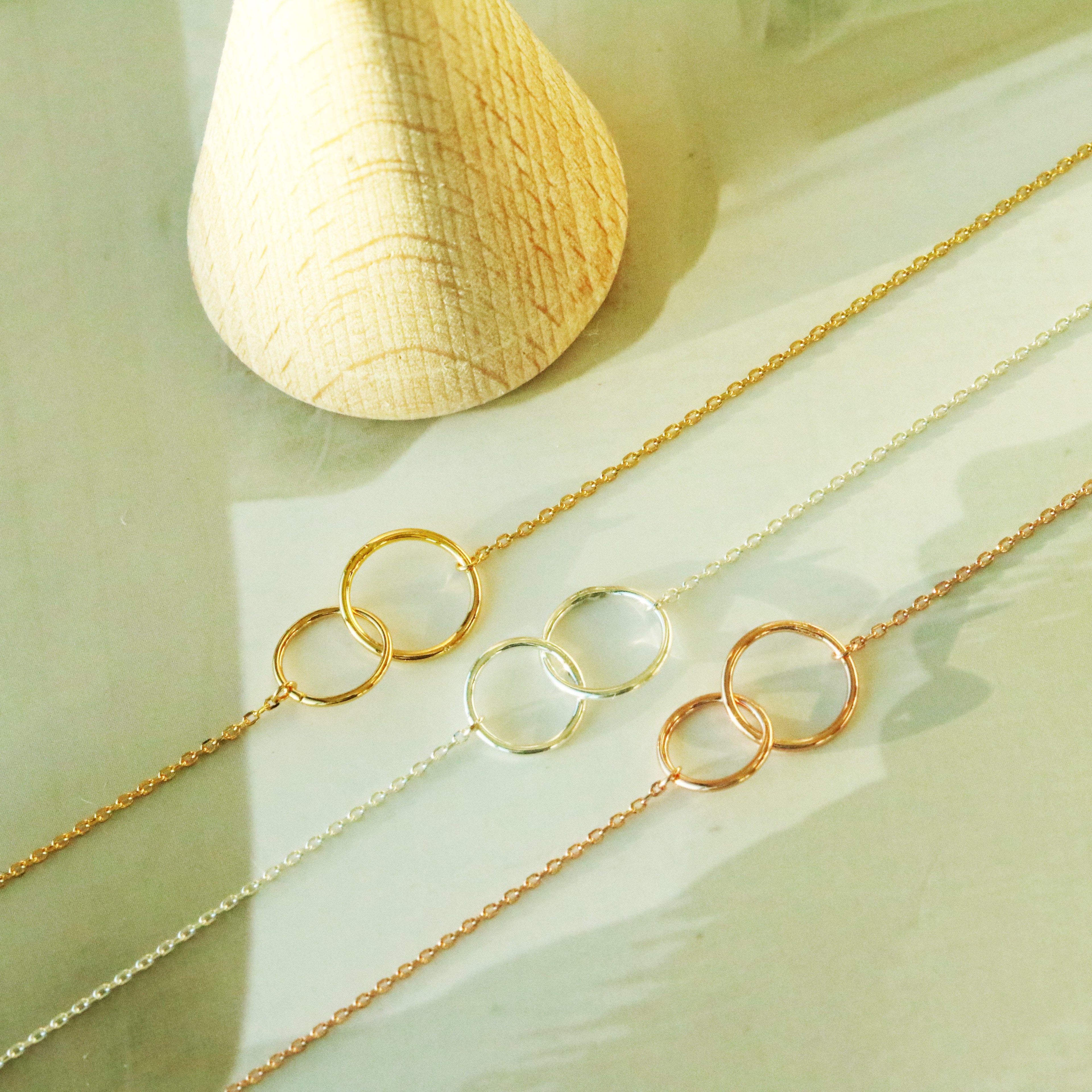 Double circles bracelet